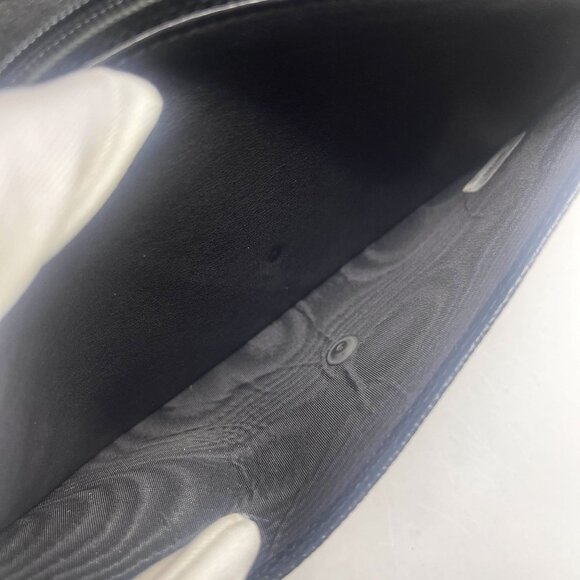 Authentic CHANEL CC Classic Timeless Caviar Leather Flap Wallet Chain Purse - Picture 12 of 12